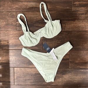 Elegant Mint Green Bikini Set
